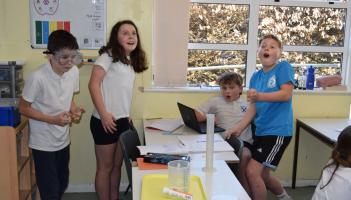 St Andrew&rsquo;s pupils celebrated British Science Week with an explosive experiment (Image credit: St Andrew's)
