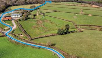 access into site HGV route