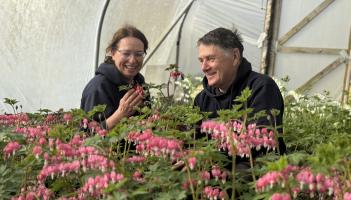 Hannah and Nick Wade of Gardeners Delight Nursery