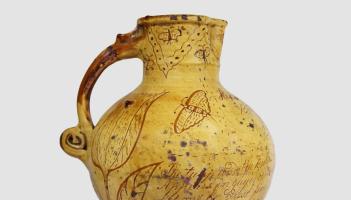 North Devon Harvest Jug Robert Fishley 1837