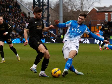 Stockport v Plymouth Argyle. Pic from PPAUK