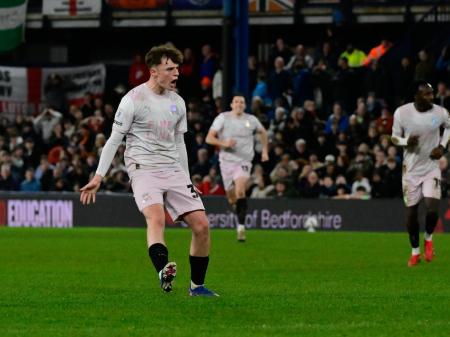Tegan Finn scores for Plymouth Argyle. Pic from PPAUK