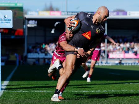 Exeter Chiefs v Sale Sharks. Pic from PPAUK