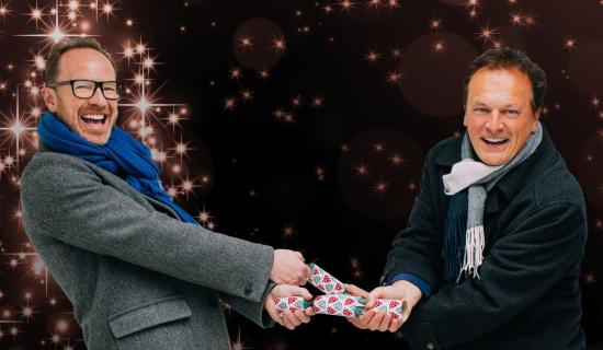 Tenors Unlimited Xmas image Paul Martin and Jem Sharples