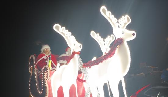 Barnstaple santa sleigh