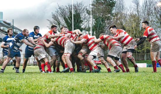 Victory for Bideford Quins. Pic from Kevin Crowl