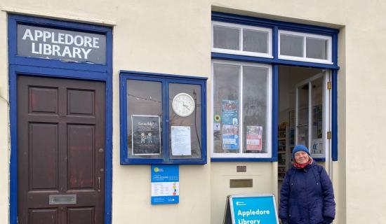 Appledore Library exterior Sue Clarke pictured credit KOR (1)