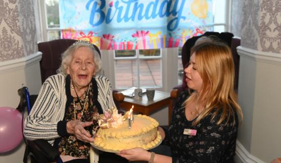 North Devon woman dances through decades to celebrate 104th birthday