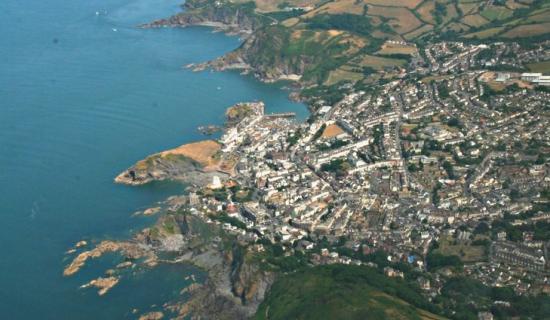 Ilfracombe aerial credit Chris-Geograph