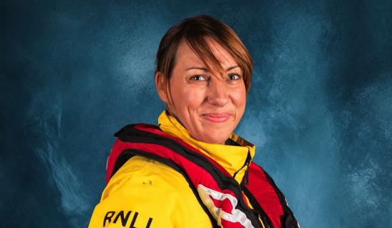 Appledore RNLI female coxswain