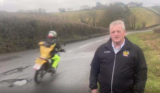 FB video screenshot bike