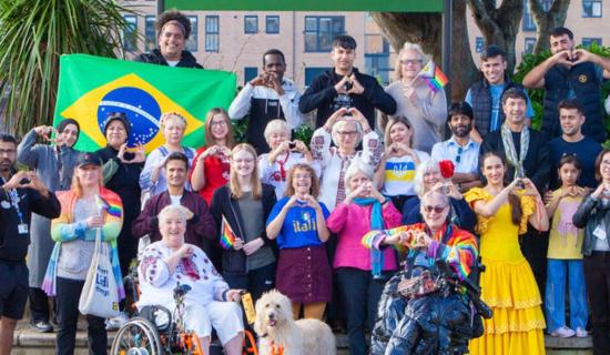 Sunrise Diversity students-volunteers