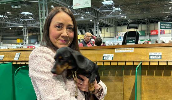 Debbie Kent-Bella at Crufts