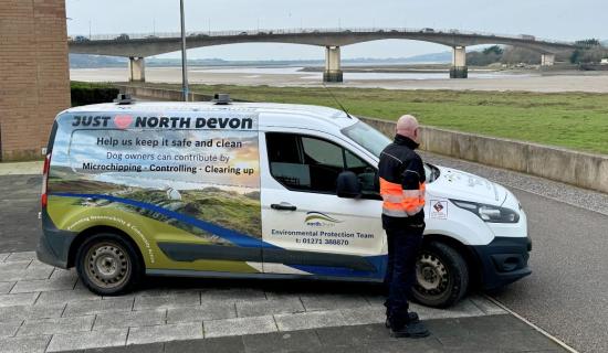 Wardens on patrol - Barnstaple