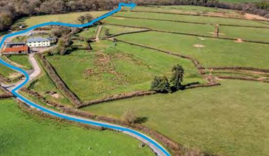 access into site HGV route