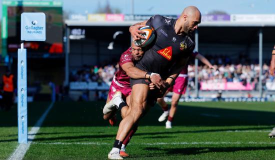 Exeter Chiefs v Sale Sharks. Pic from PPAUK