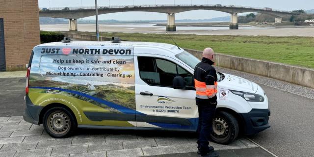 Wardens on patrol - Barnstaple