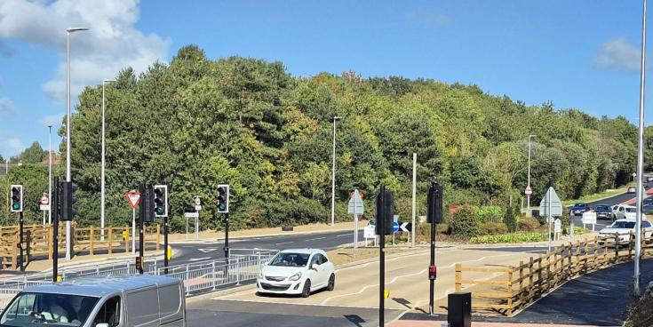 Bishops Tawton roundabout credit DCC