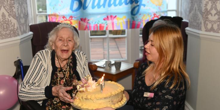 North Devon woman dances through decades to celebrate 104th birthday