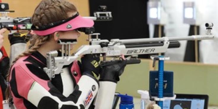 Shannon Griffiths at the Luxembourg International 10m Air Competition