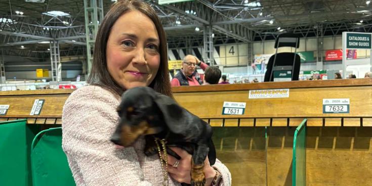 Debbie Kent-Bella at Crufts