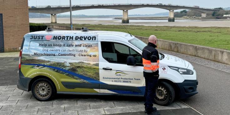 Wardens on patrol - Barnstaple