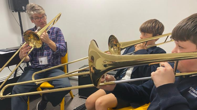 Brass scholars in action