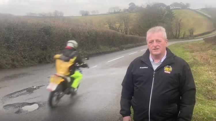 FB video screenshot bike