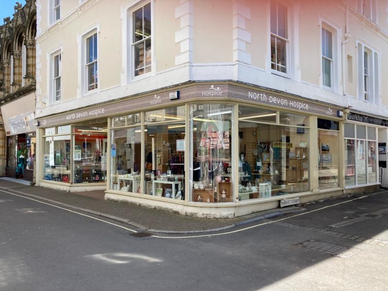 The North Devon Hospice Shop in Barnstaple's Joy Street