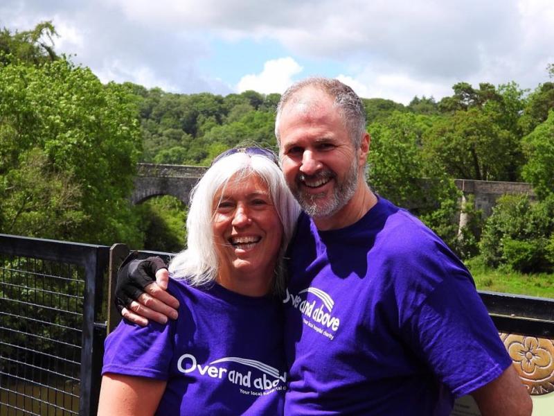 Richard and his wife Alison - Credit: Richard Barnes
