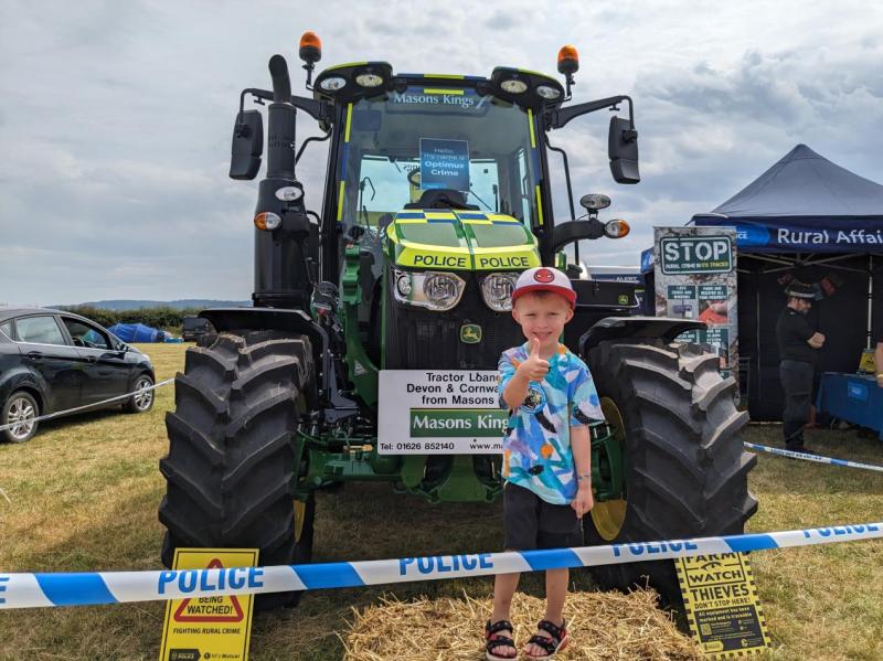 Competition winner Reuben with Optimus Crime