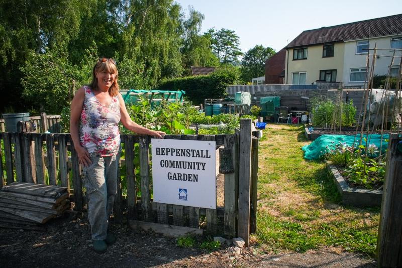 Tanya at the Heppenstall Community Garden - Credit: Seth Conway Media