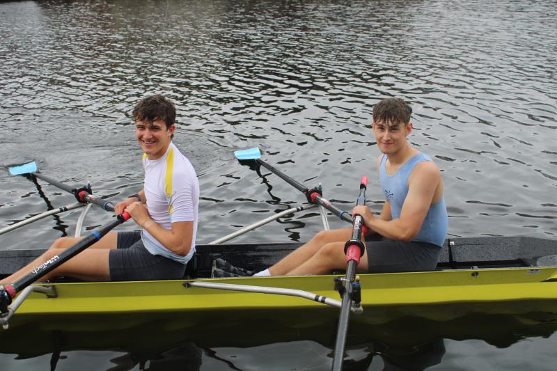 Winning rowers from Bideford Blues