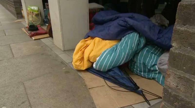 A rough sleeper - Credit: BBC