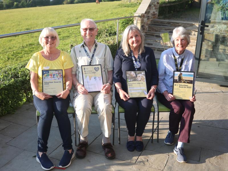 Award winning Guide Dogs volunteers
