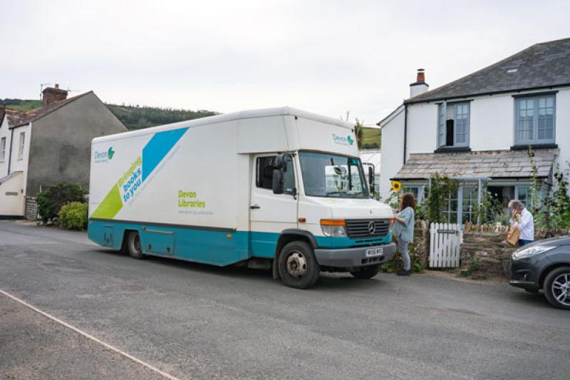 One of Devon's Mobile Libraries - Credit: Libraries Unlimited