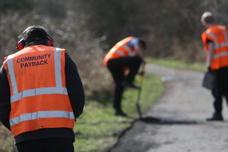 Community Payback in action - Credit: Gov.uk
