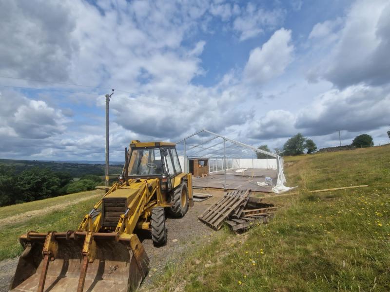 If farm machinery hits a power line, farmers are urged to stay in the cab if it’s safe to do so - Credit: NG