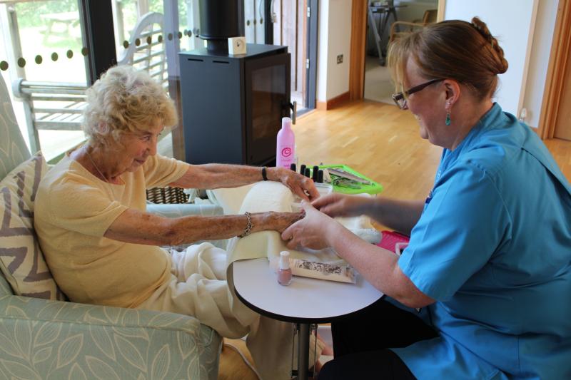 A Wellbeing Day held at The Long House, the hospice's Outreach Centre in Holsworthy