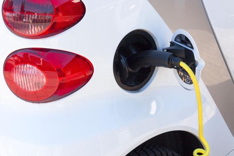 An electric car charging - Credit: Pixabay