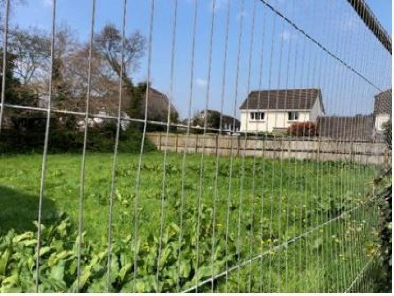 The public open space at Meadow Park, Roundswell which has been fenced off - Credit: NDC