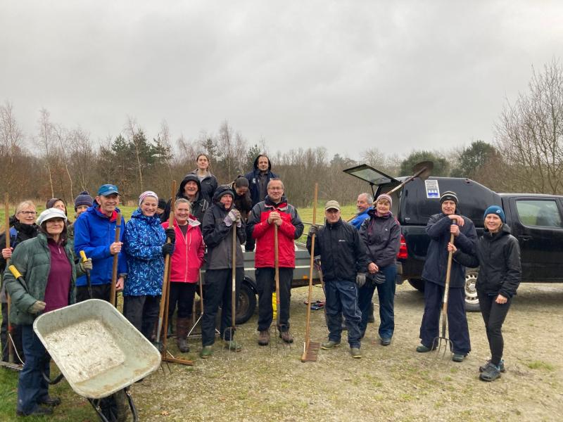 Torridge volunteers at Kenwith Valley - Credit: TDC