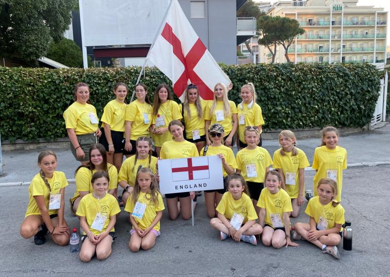 North Devon gymnasts in Italy