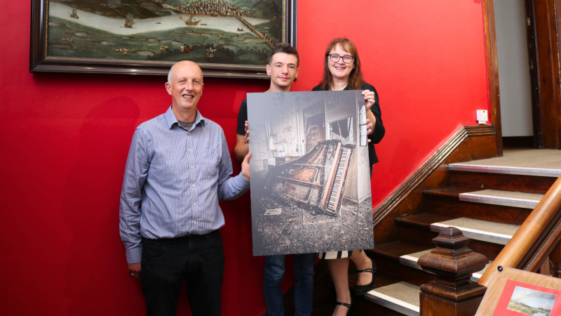 (L to R) Paul Mitchell (Jamaica Press), Morgan Prosser and Cllr Julie Hunt - Credit: NDC