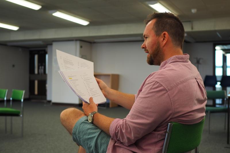North Devon based playwright Jody Medland