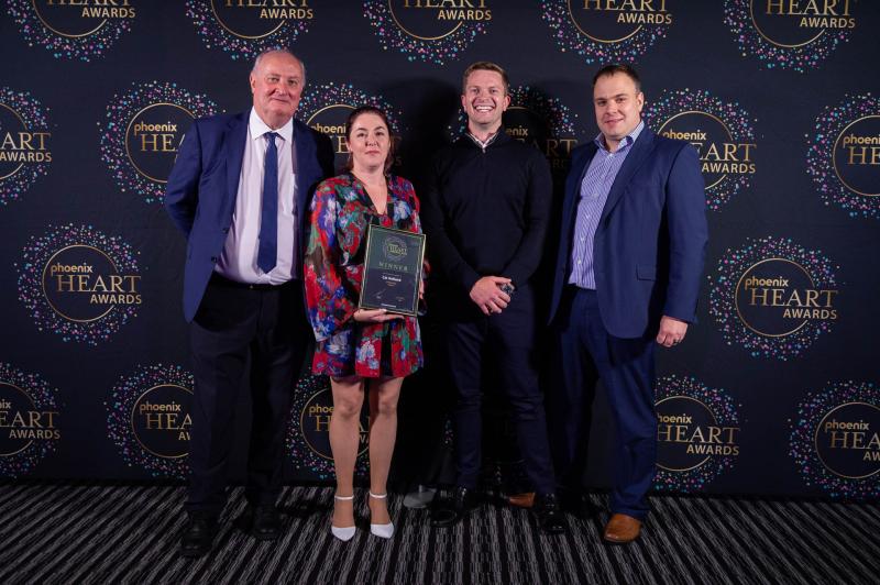 Cat Holland a local experienced Manager won the Leadership Award