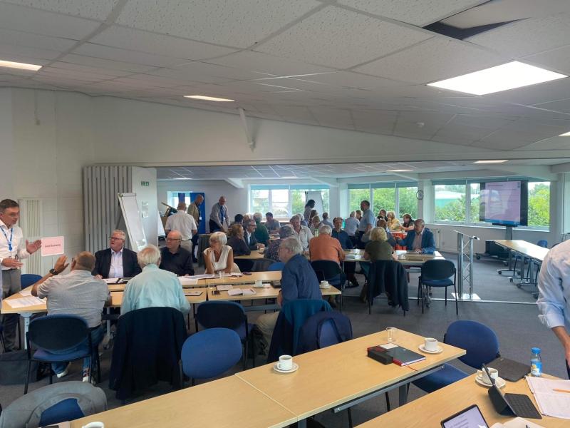 Councillors meet at a workshop event to begin to draft the council's next strategic plan - Credit: TDC