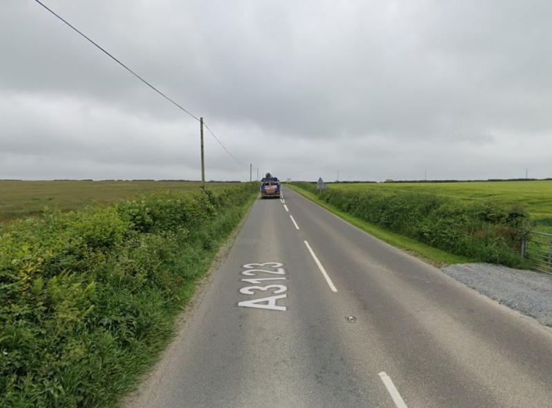 The A3123 between the East Down turn off and the Sterridge Valley turn off - Credit: Google