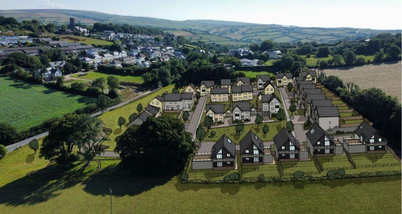Artist's impression of the Cavanna Homes scheme in North Molton - Credit: NDC