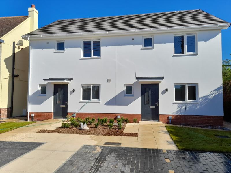 Affordable homes recently completed at Beechfield Road, Fremington - Credit: NDH